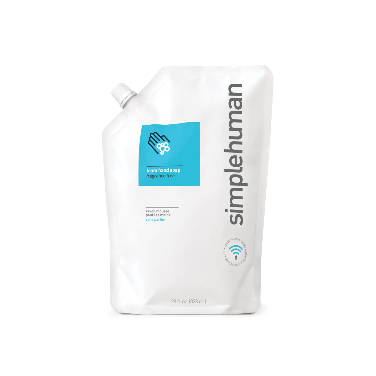 fragrance free foam hand soap refill pouch