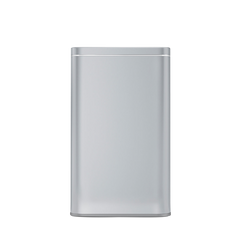 Simplehuman Cleanstation Close-up view in Brushed Stainless Steel, sleek UV-C device sanitizer casing.