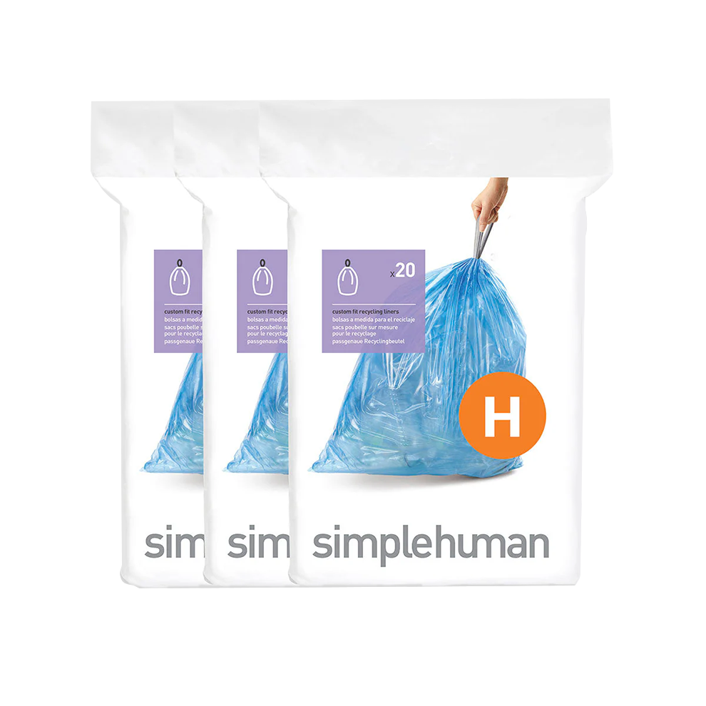 Code H Blue Recycling Custom Fit Liners