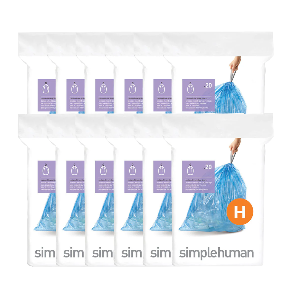 Code H Blue Recycling Custom Fit Liners