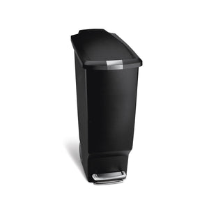 40L slim plastic step can