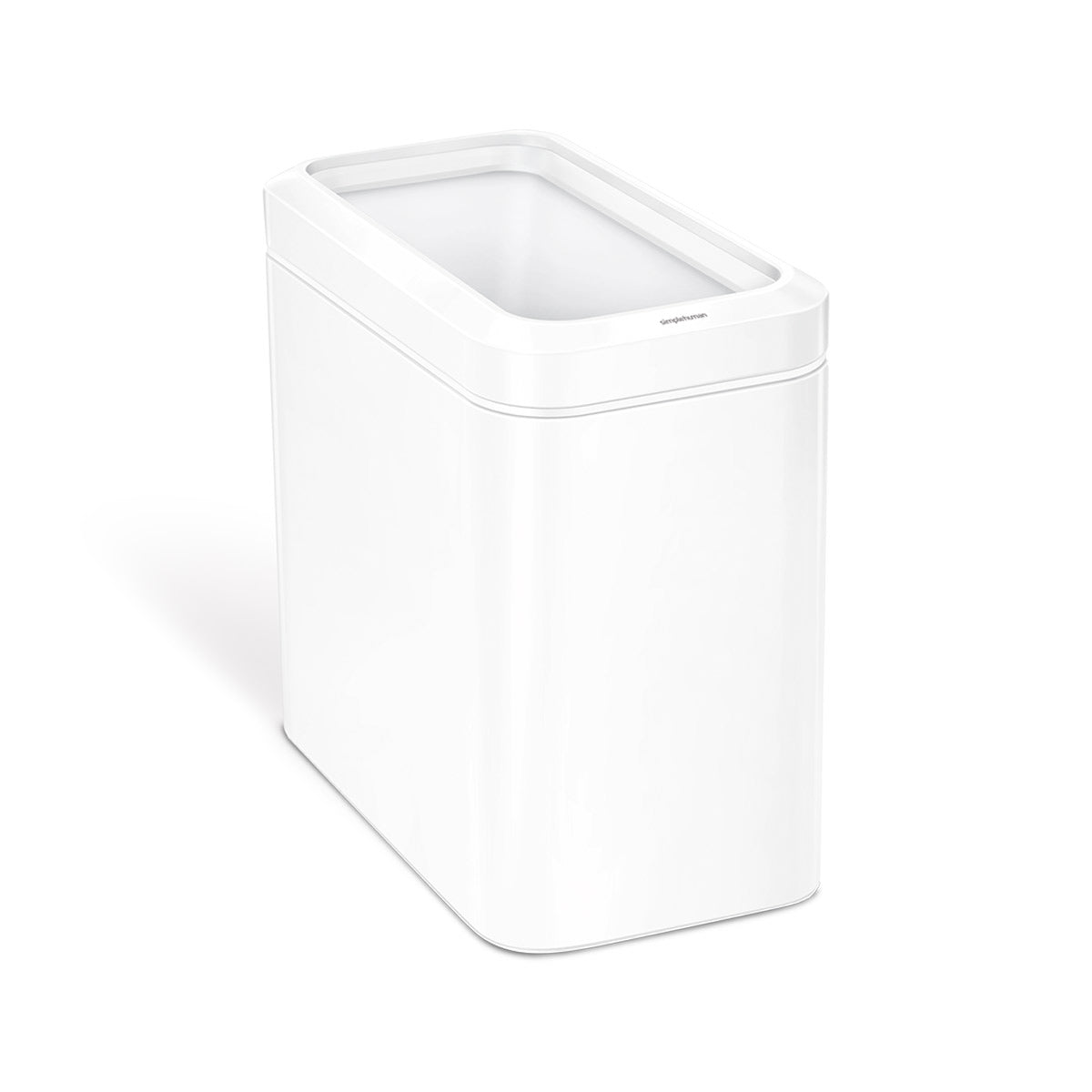 25L slim open can - white finish - main image