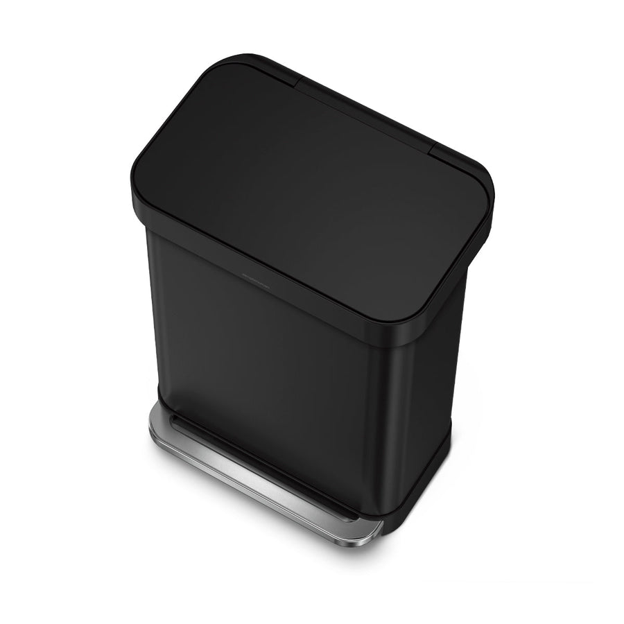 55L Rectangular Step Can with Liner Pocket