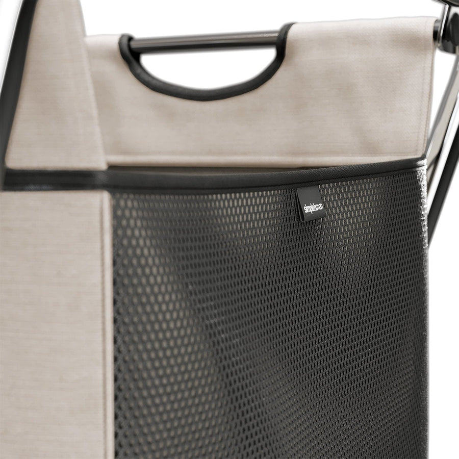 single x-frame hamper with personalization