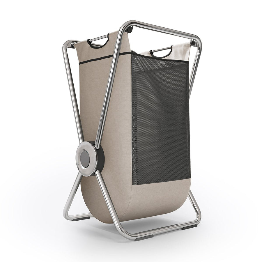 single x-frame hamper with personalization