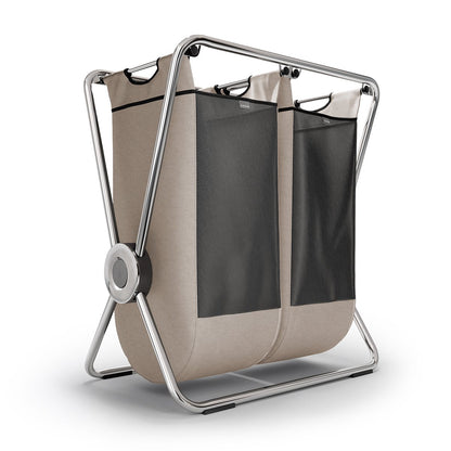 double x-frame hamper with personalization