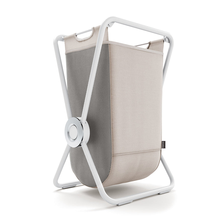 single x-frame hamper with personalization