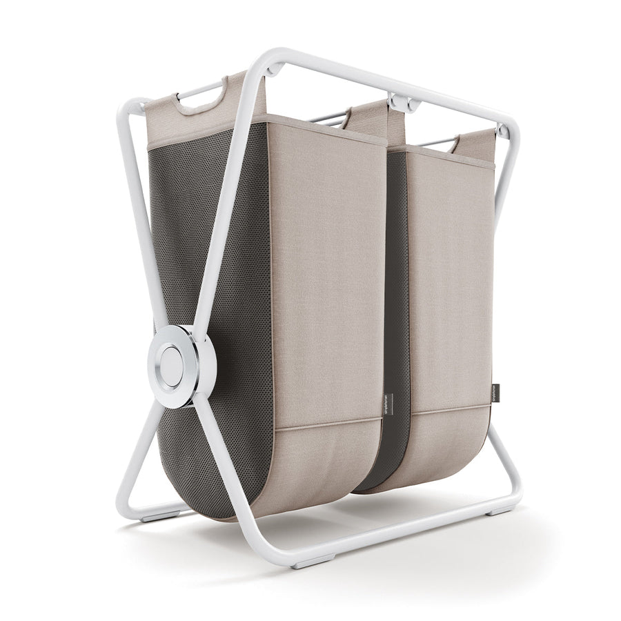 double x-frame hamper with personalization