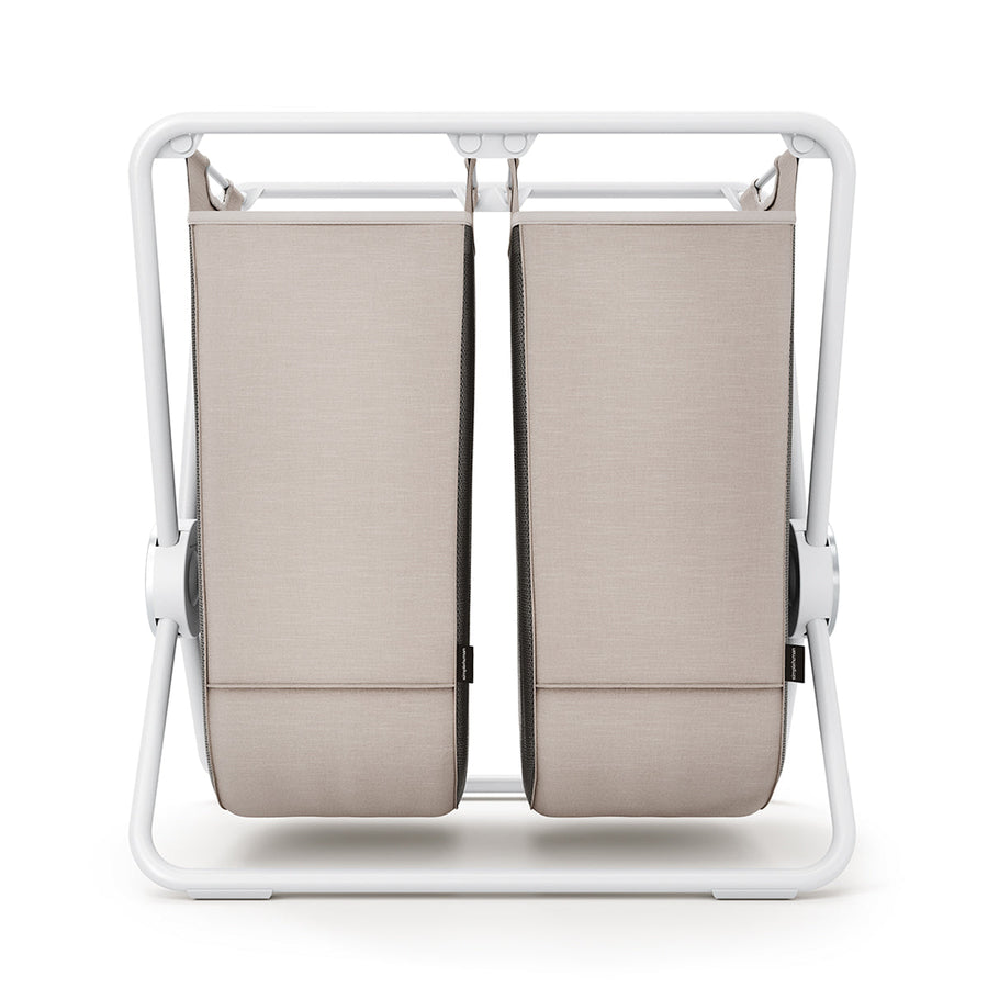 double x-frame hamper with personalization