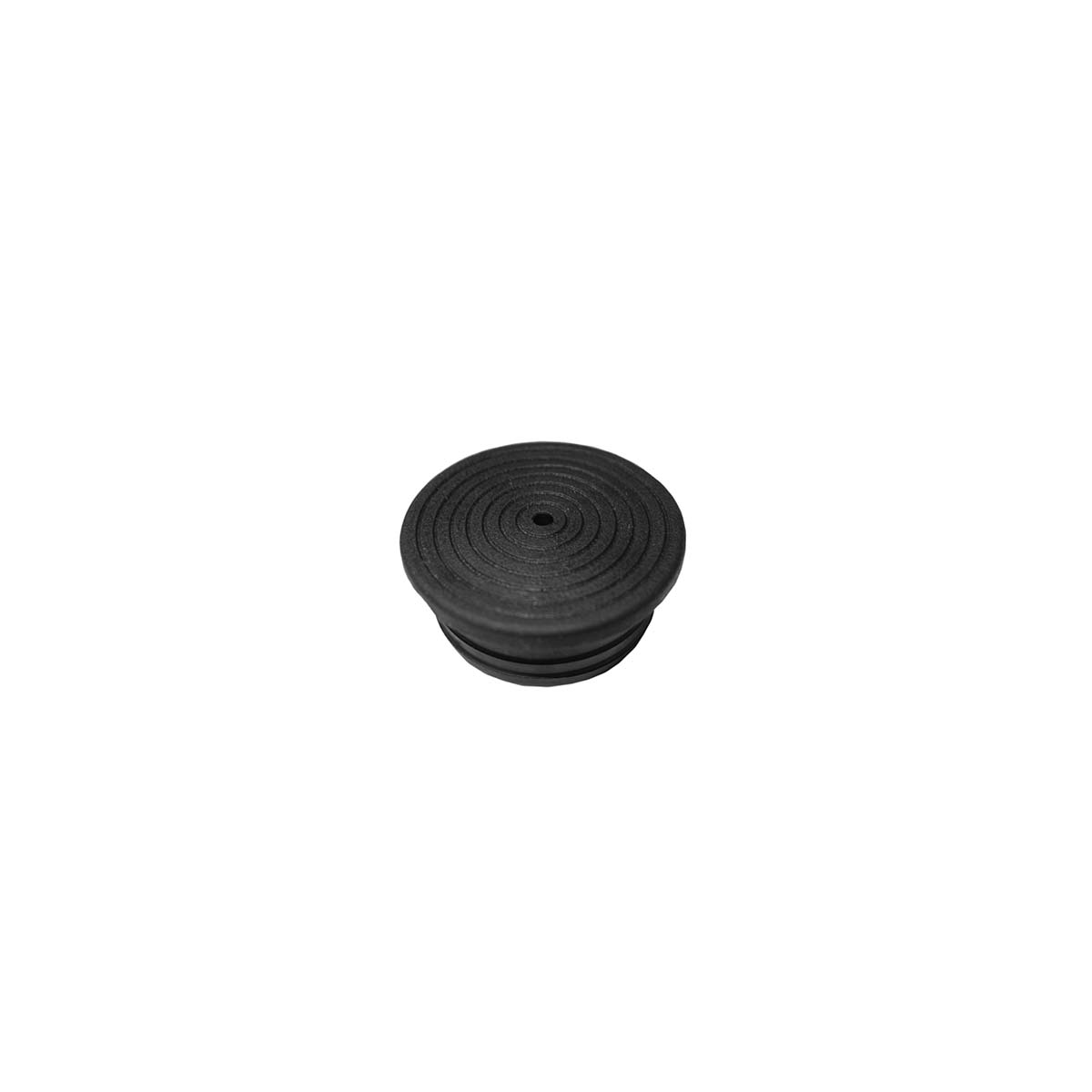 Simplehuman Foot Pad in black rubber, essential replacement part for stability and floor protection.