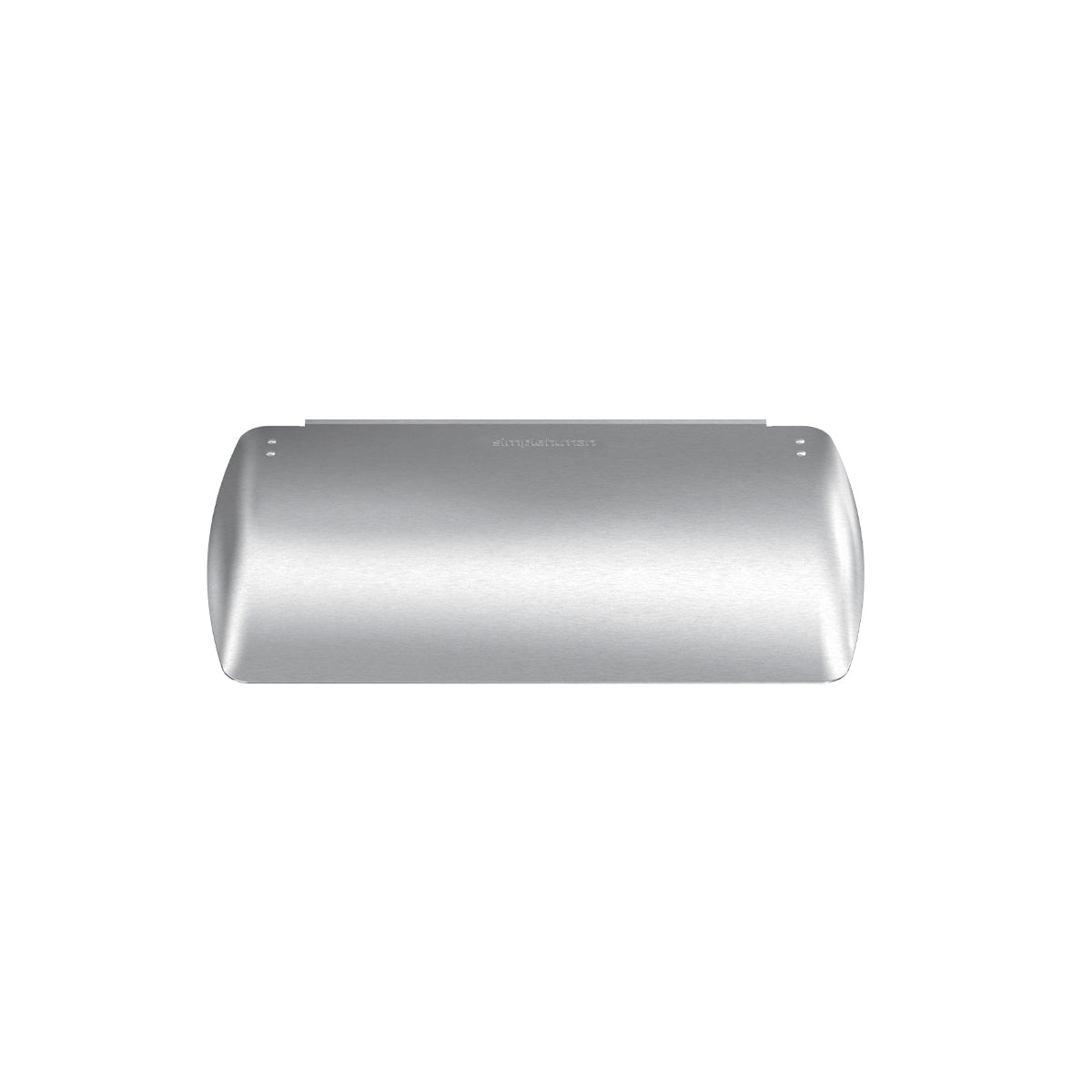 Simplehuman Lid in Brushed Stainless Steel with rounded ends, replacement accessory