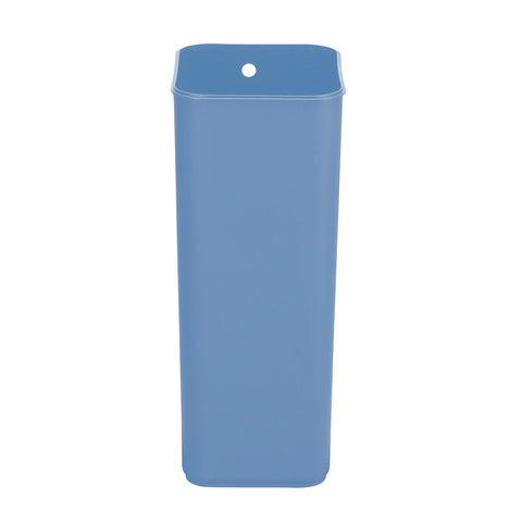 30L blue plastic trash bucket 