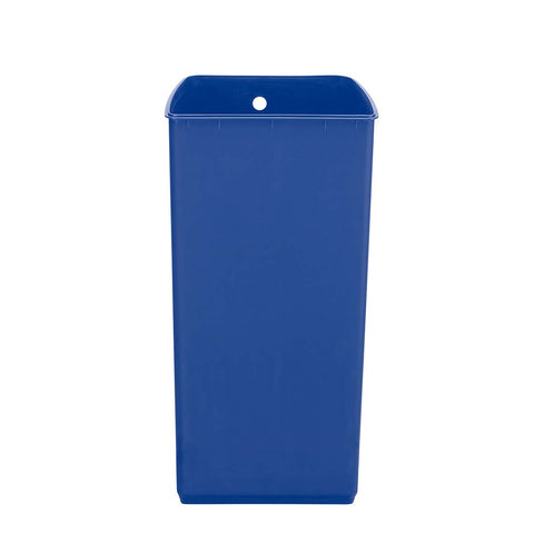 30L blue plastic trash bucket 