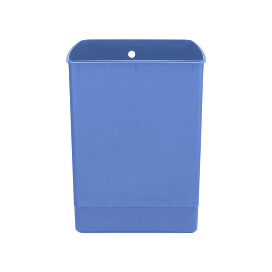 30L blue plastic trash bucket [SKU:pd5021] - main image