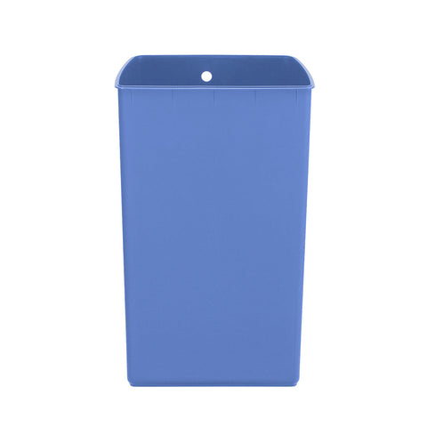 38L blue plastic trash bucket 