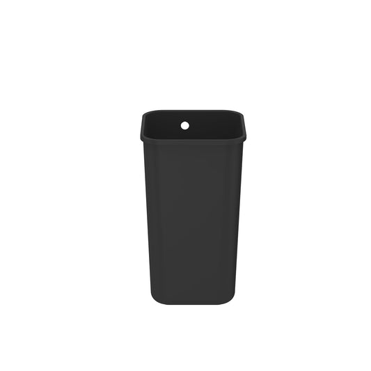 20L black plastic trash bucket [SKU:pd6165] [warranty]