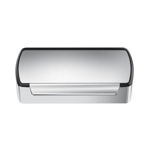 lid, brushed stainless steel 