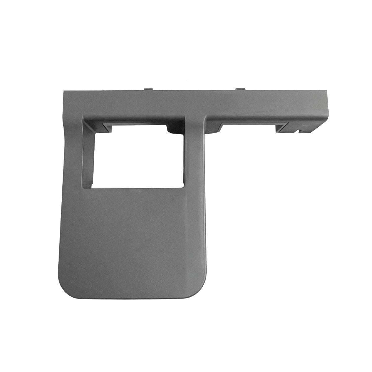 Simplehuman Grey Plastic Hinge Block with Liner Pocket Assembly, replacement part for liner dispensing.
