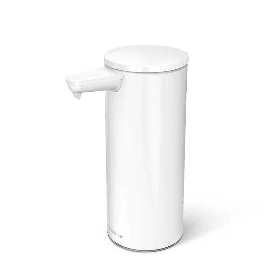 Simplehuman 9 oz. Rechargeable Liquid Sensor Pump in White, touch-free and drip-free operation