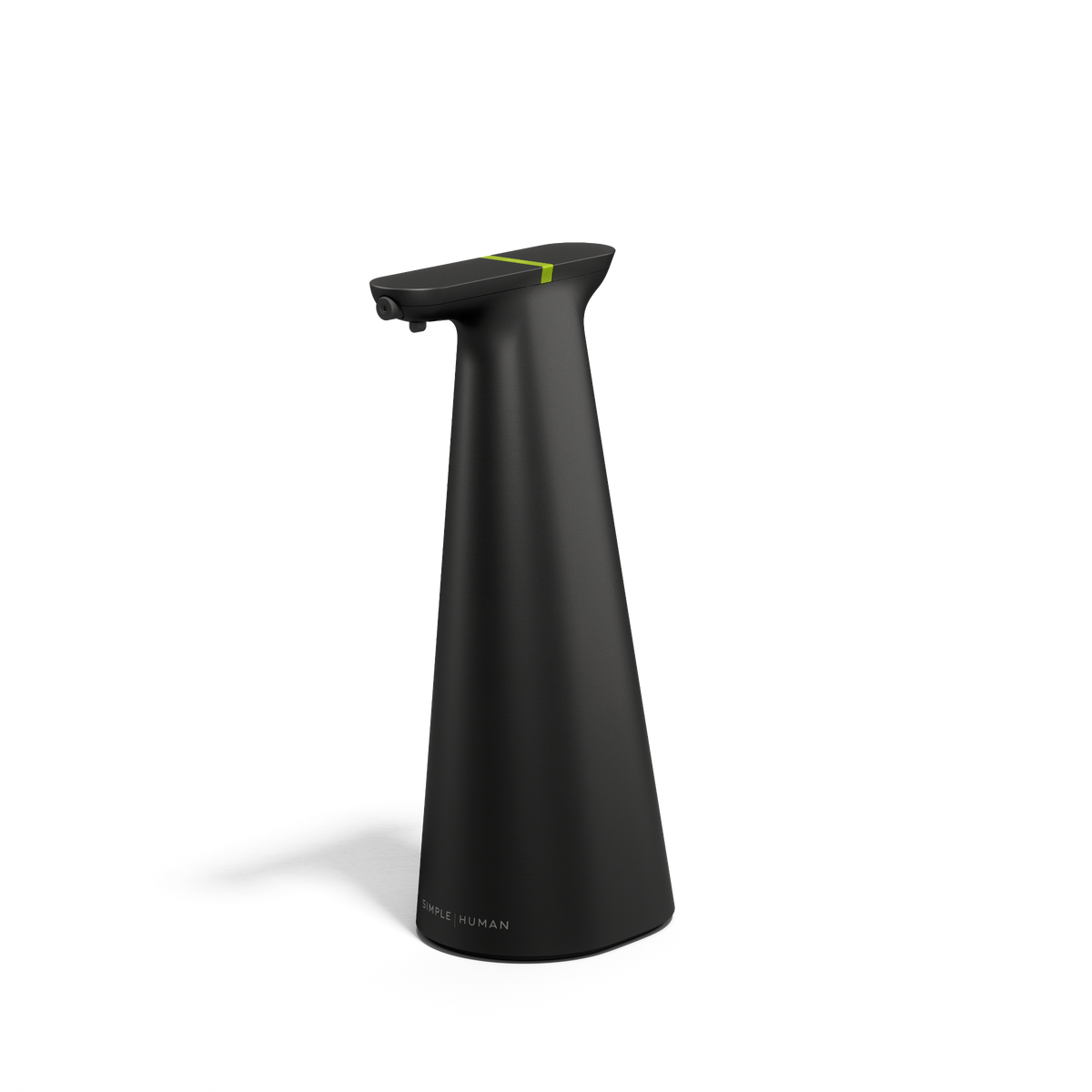 Simplehuman Sensor Spray in Matte Black, touch-free automatic disinfectant dispenser