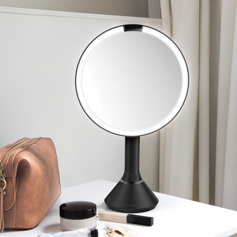 Sensor Mirror with Touch-Control Brightness and Dual Light Setting