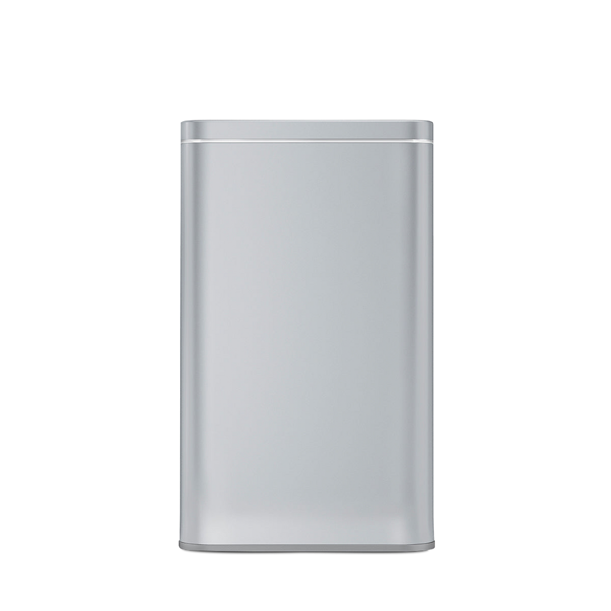 Simplehuman Cleanstation Close-up view in Brushed Stainless Steel, sleek UV-C device sanitizer casing.