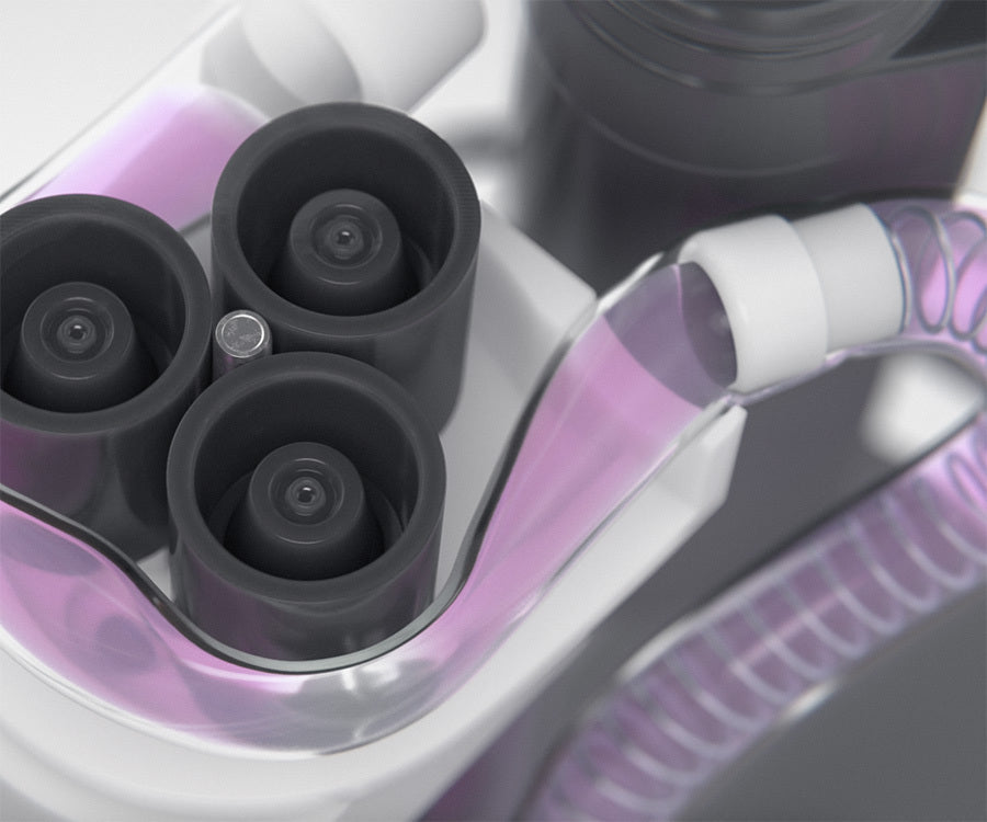 Close up of Simplehuman's pump for their Liquid Sensor Pumps