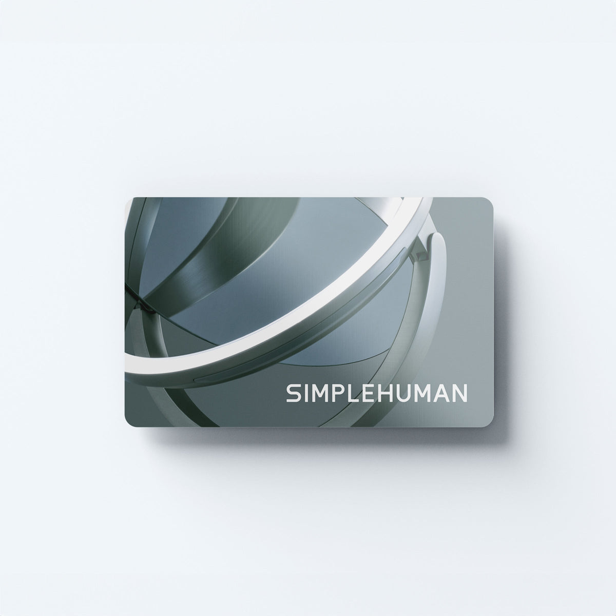 Simplehuman's Gift Card with Sensor Mirror Design featuring the Sensor Mirror Trio Max in Brushed.