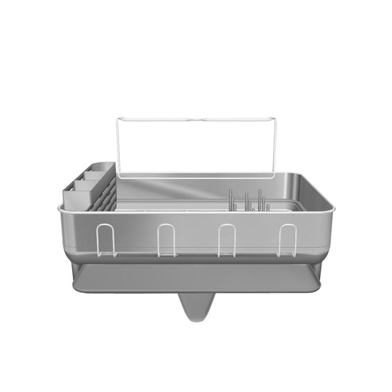 steel frame dishrack, grey