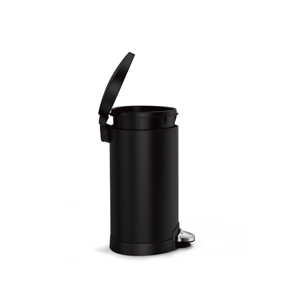 6L Semi-Round Step Can, 2-Pack