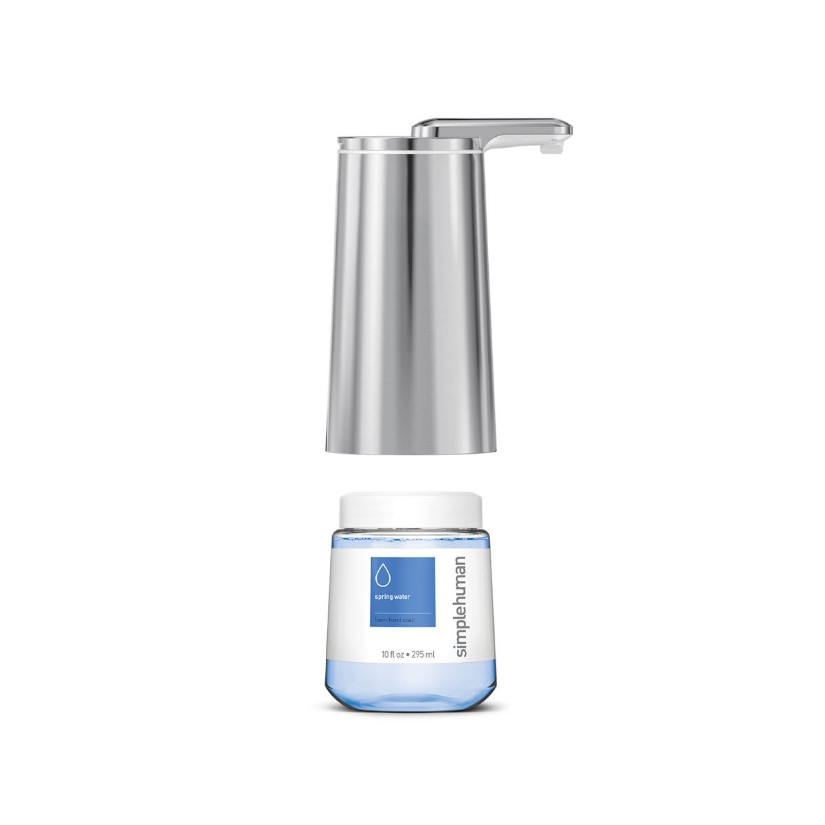 simplehuman spring water foaming hand soap cartridge - cartridge and pump image