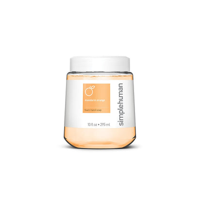simplehuman mandarin orange foaming hand soap cartridge- main image