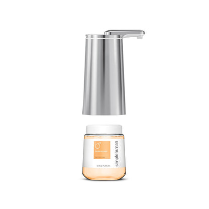 simplehuman mandarin orange foaming hand soap cartridge- cartridge and pump image