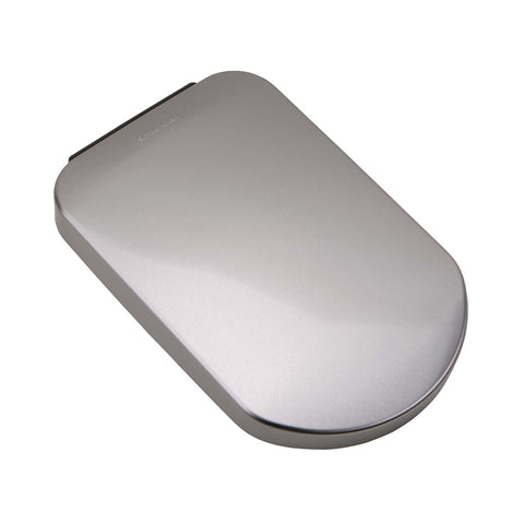 lid, brushed stainless steel 